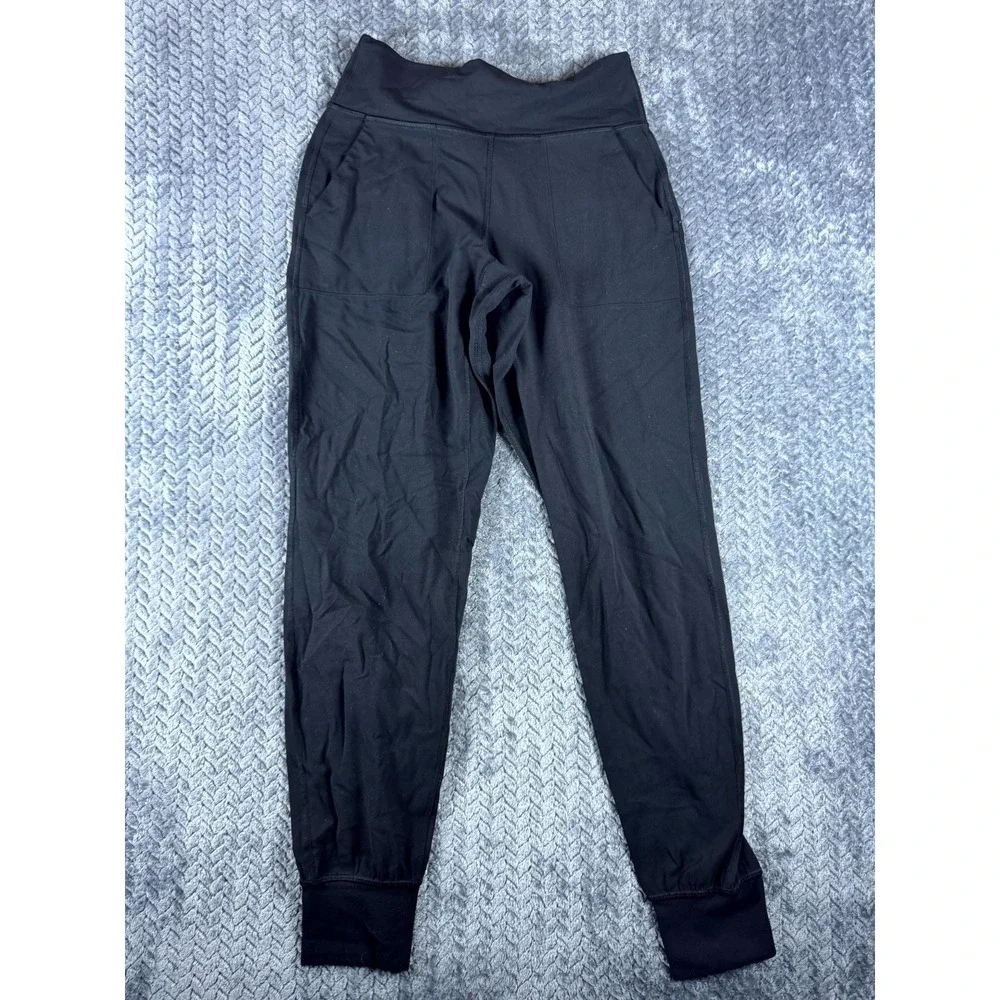 Lululemon Align Joggers Womens S Black Regular Four Way Stretch Sweat Wicking